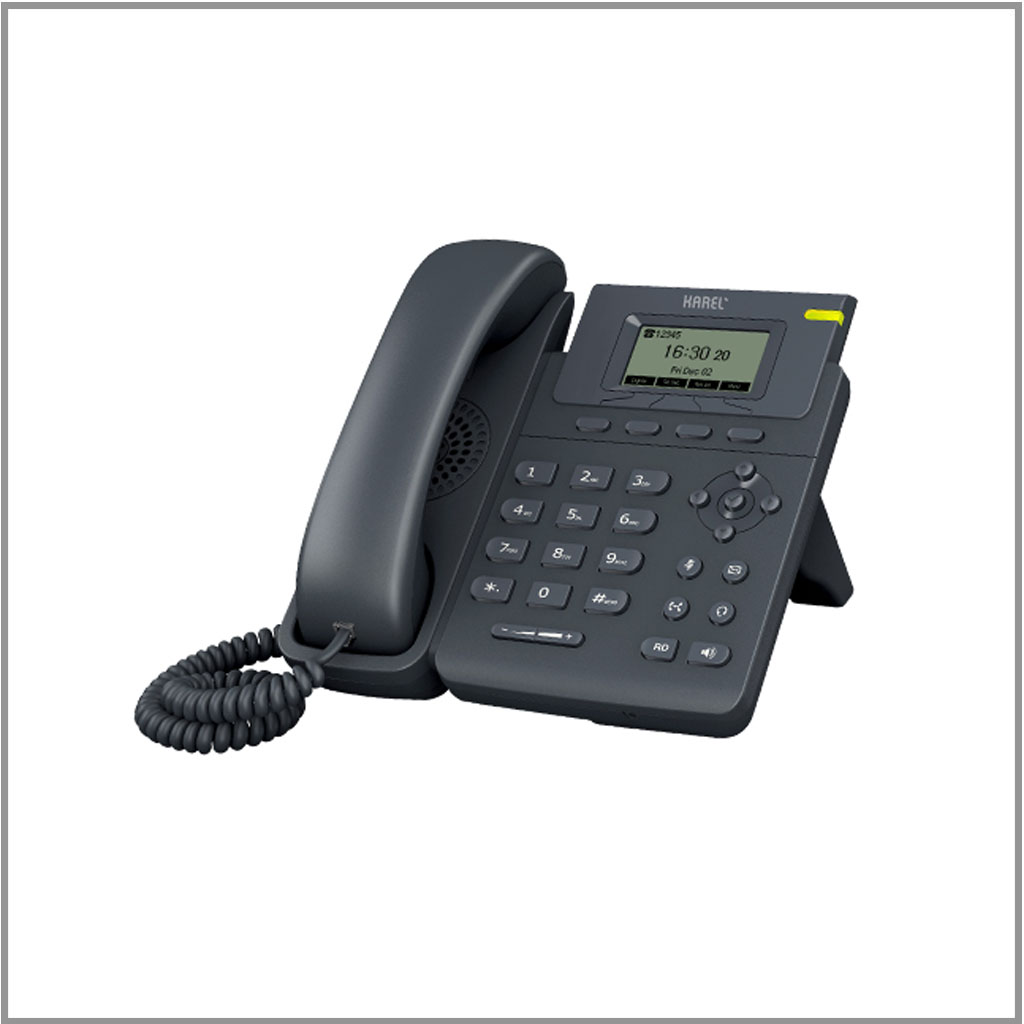 Karel IP Telefon IP1211 (POE) Adaptörsüz