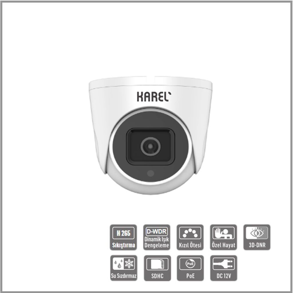 Karel NEO-323MD-02 2MP IP Mini Dome Kamera